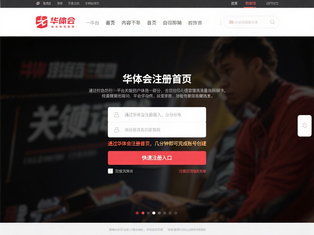 华体会注册首页 (华体会注册首页:轻松开启您的娱乐新体验!) 对于一个平台来说,首页的内容优化不仅是用户体验的一